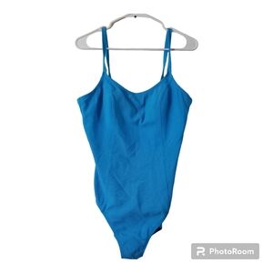 Vintage Cole of California Blue One Piece Swimsuit